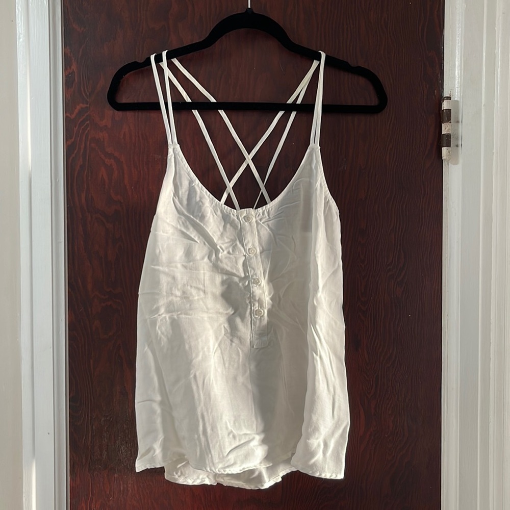 Cloth & stone white tank top